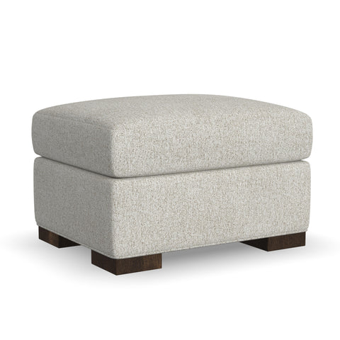 Jasper - Stationary Ottoman - Gray - Premium Accent Ottomans from Flexsteel - Just $500! Shop now at brett interiors