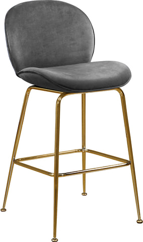 Paris - Stool with Gold Legs (Set of 2) - Premium Stool Sets from Meridian Furniture - Just $650! Shop now at brett interiors