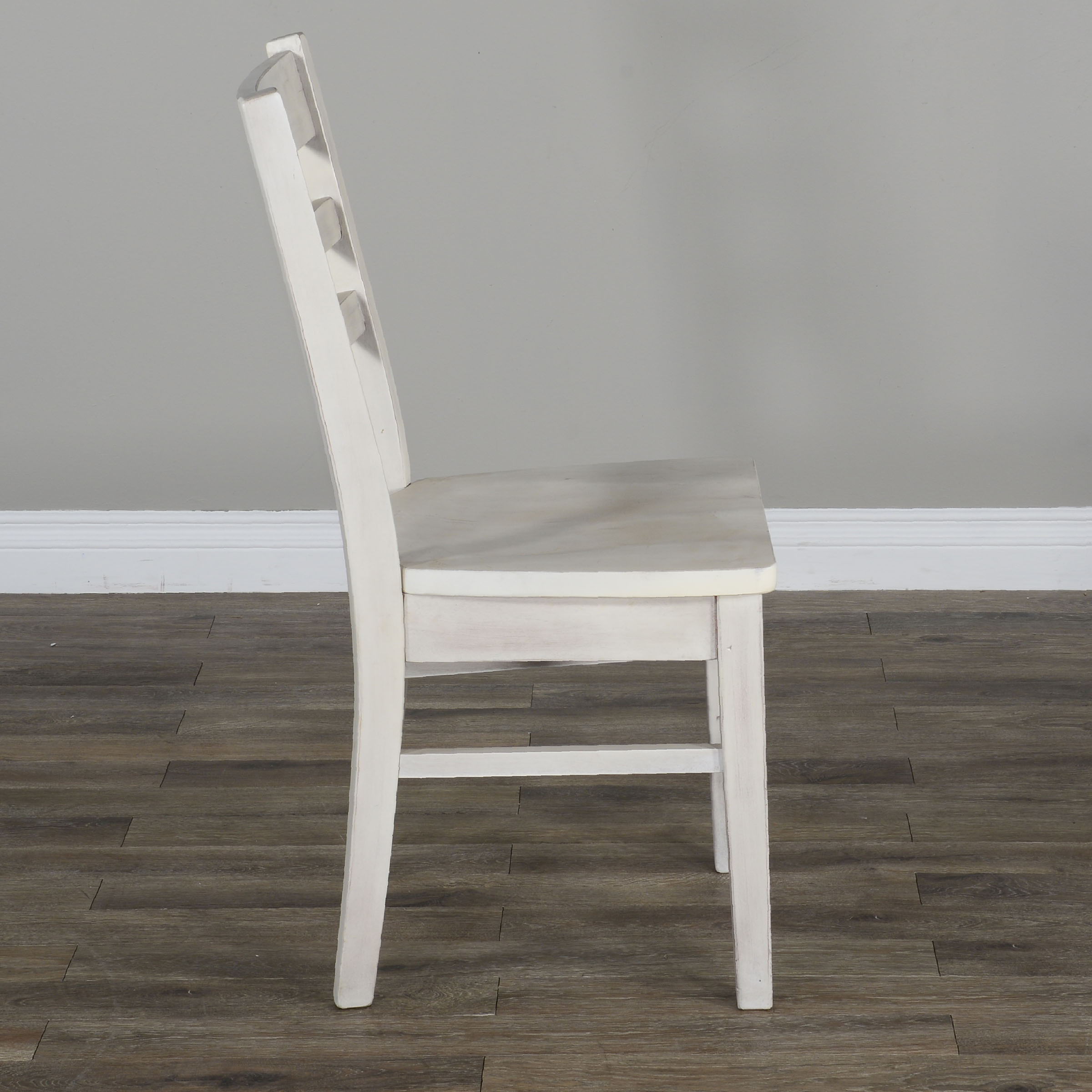 Bayside - Ladderback Chair - White - Premium Side Chairs from Sunny Designs - Just $163! Shop now at brett interiors