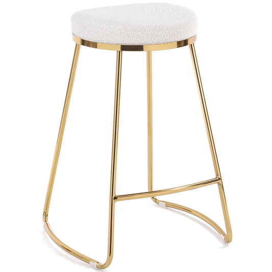 Jane - 26" Mid-Century Modern Luxury Upholstered Stool - Premium Bar Height (28"-30") from Ashcroft Furniture - Just $178! Shop now at brett interiors