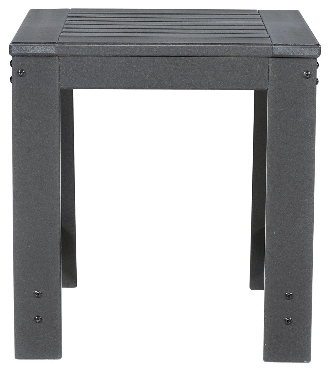 Amora - Charcoal Gray - Square End Table - Premium End Tables from Signature Design by Ashley® - Just $190! Shop now at brett interiors