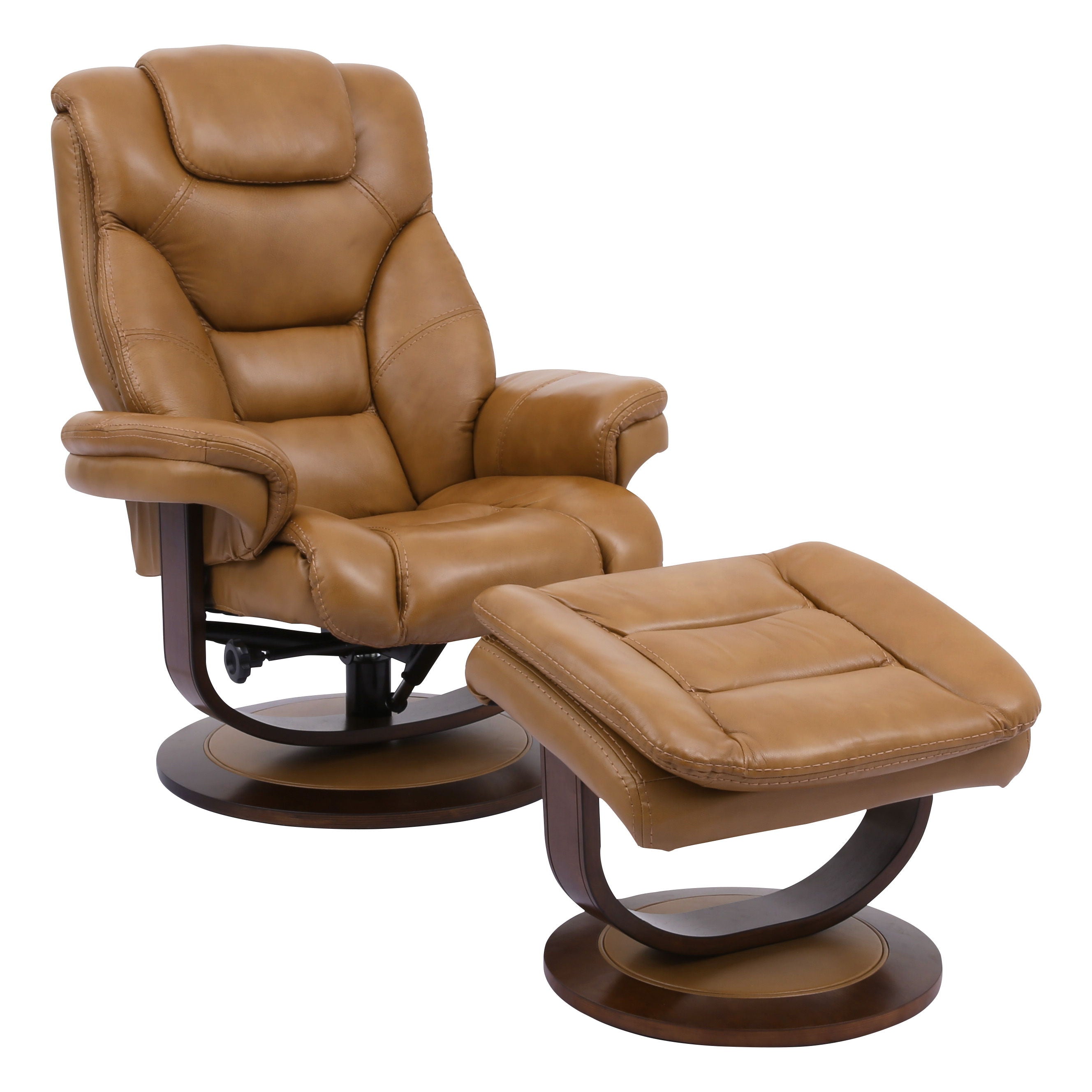 Monarch - Manual Reclining Swivel Chair and Ottoman - Premium Reclining Chair & Ottoman from Parker Living - Just $947.50! Shop now at brett interiors