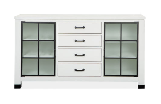 Harper Springs - Buffet - Silo White - Premium Buffets from Magnussen Furniture - Just $1619! Shop now at brett interiors