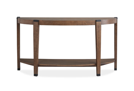 Kaysen - Demilune Sofa Table - Dark Brown - Premium Sofa Tables from Magnussen Furniture - Just $799! Shop now at brett interiors