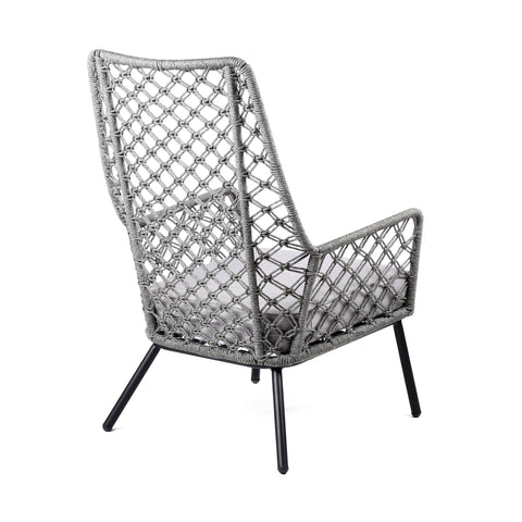 Marco - Indoor / Outdoor Steel Lounge Chair - Premium Arm Chairs from Armen Living - Just $697.50! Shop now at brett interiors