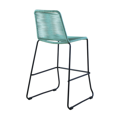 Shasta - Outdoor Metal And Rope Stackable Stool (Set of 2) - Premium Stool Sets from Armen Living - Just $570! Shop now at brett interiors