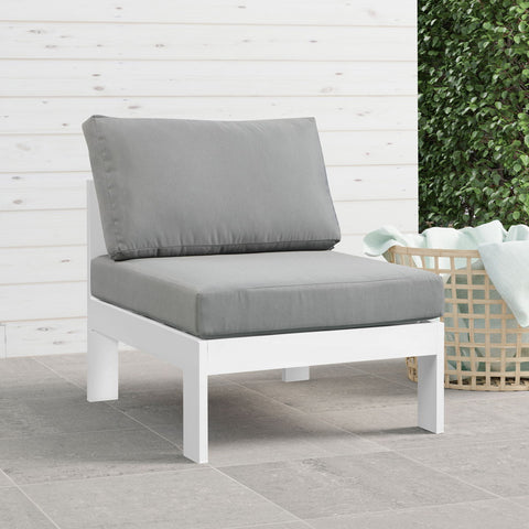 Nizuc - Outdoor Armless Chair - Premium Chairs from Meridian Furniture - Just $862.50! Shop now at brett interiors