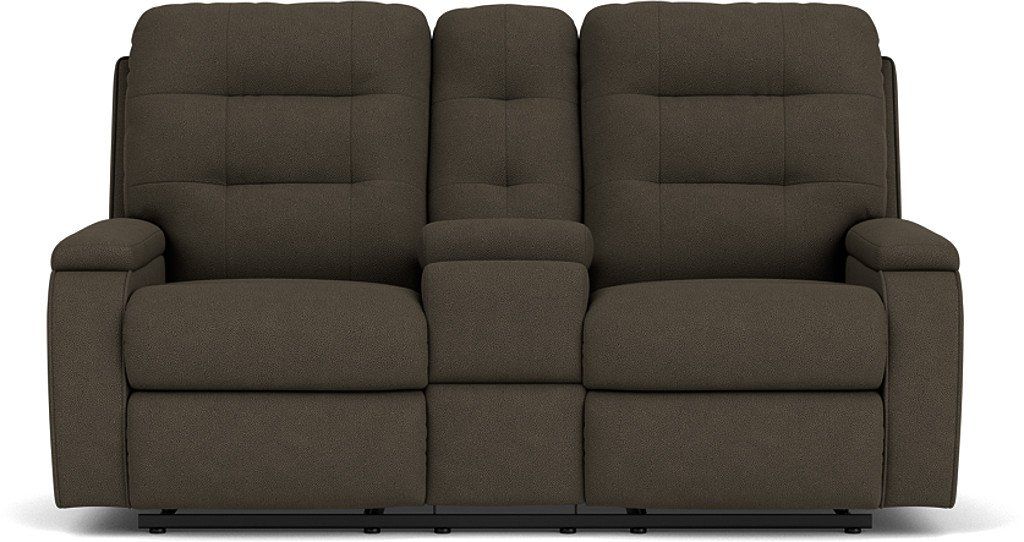 Kerrie - Loveseat with Console - Premium Reclining Loveseats from Flexsteel - Just $2375! Shop now at brett interiors