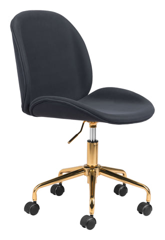 Miles - Office Chair - Black - Premium Swivel Chairs from Zuo Modern - Just $575! Shop now at brett interiors