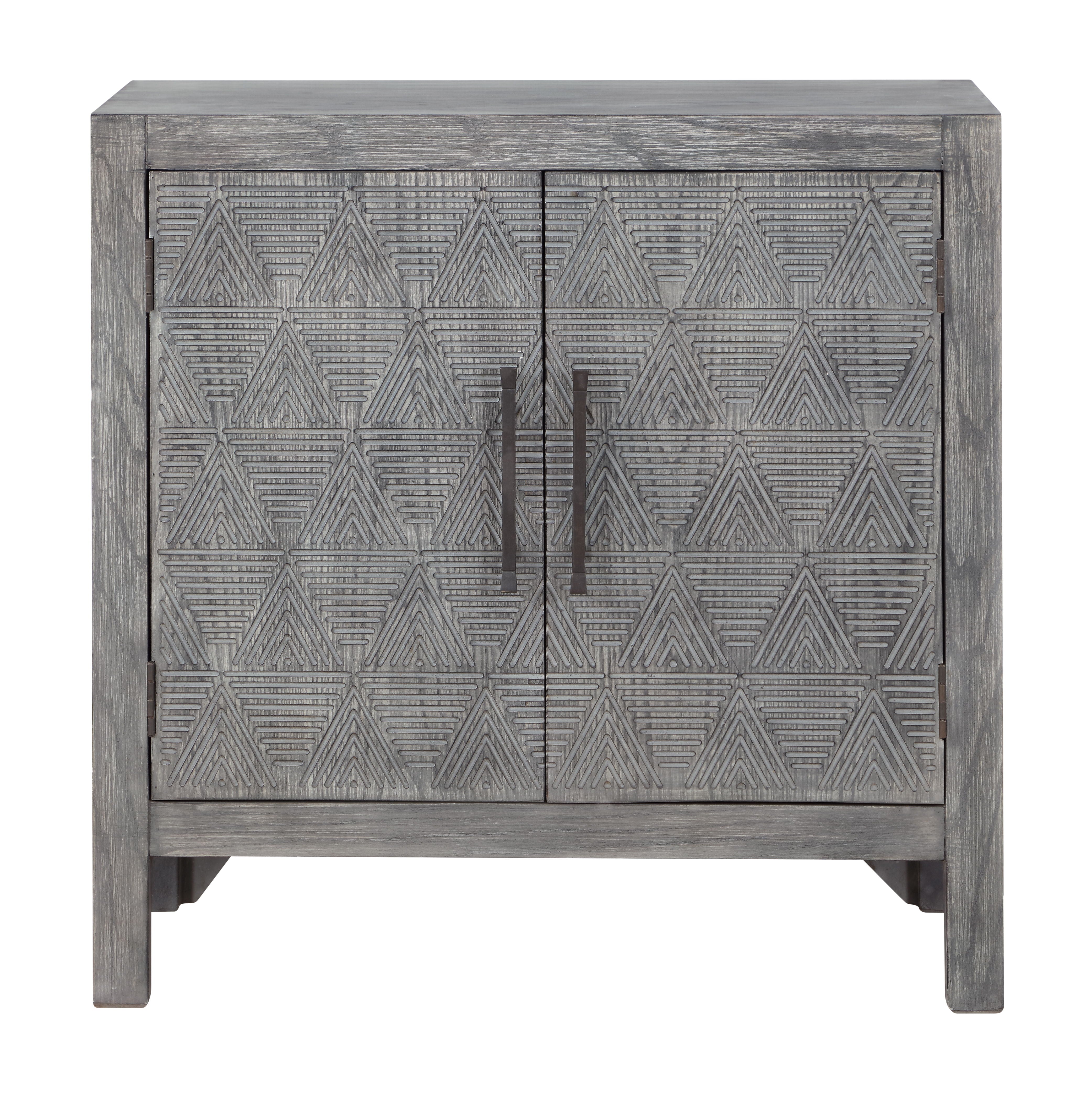 La Jara - Two Door Cabinet - Gray - Premium Accent Cabinets from Coast2Coast Home - Just $2062.50! Shop now at brett interiors