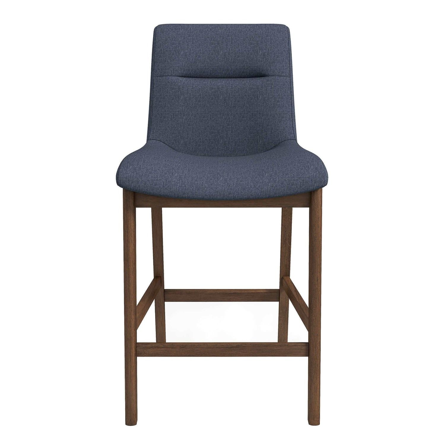 Jayden - 24" Mid-Century Modern Upholstered Stool (Set of 2) - Gray - Premium Stool Sets from Ashcroft Furniture - Just $466! Shop now at brett interiors