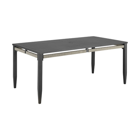 Zella - Rectangular Dining Table - Charcoal / Light Gray - Premium Dining Tables from Armen Living - Just $1312.50! Shop now at brett interiors