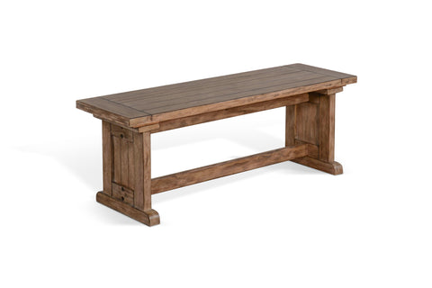 Doe Valley - Side Bench - Dark Brown - Premium Dining Benches from Sunny Designs - Just $211! Shop now at brett interiors