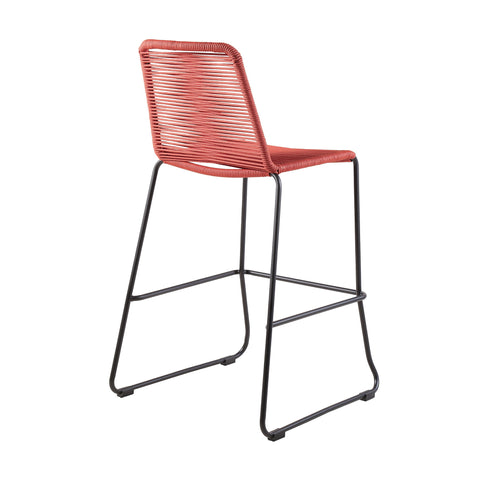 Shasta - Outdoor Metal And Rope Stackable Stool (Set of 2) - Premium Stool Sets from Armen Living - Just $570! Shop now at brett interiors