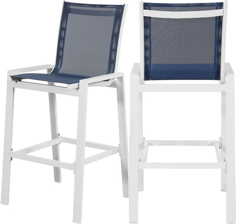 Nizuc - Outdoor Barstool (Set of 2) - Premium Chair Sets from Meridian Furniture - Just $900! Shop now at brett interiors