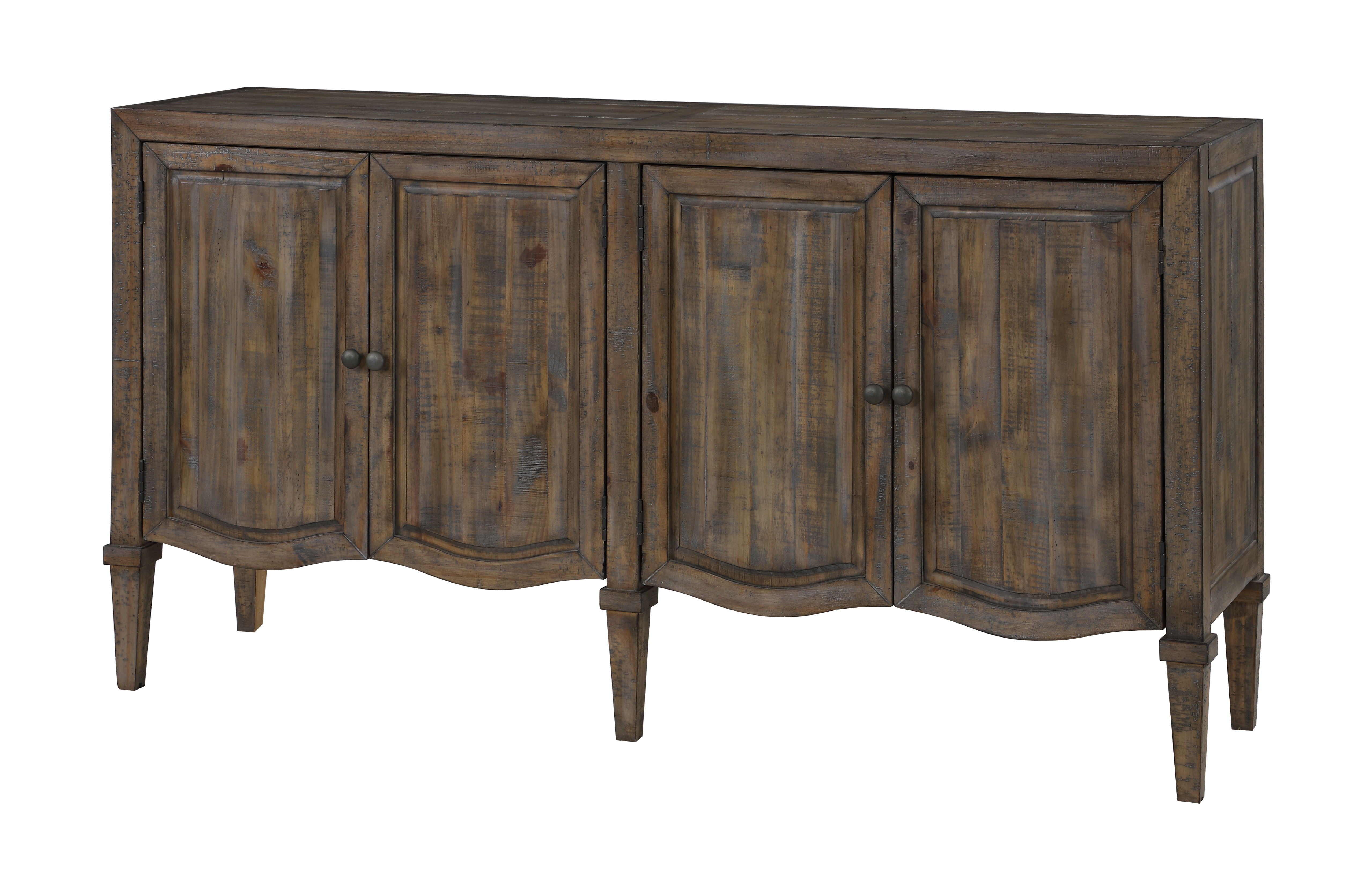 Barnaby - Four Door Credenza - Camelia Textured Brown - Premium Credenzas from Coast2Coast Home - Just $4125! Shop now at brett interiors