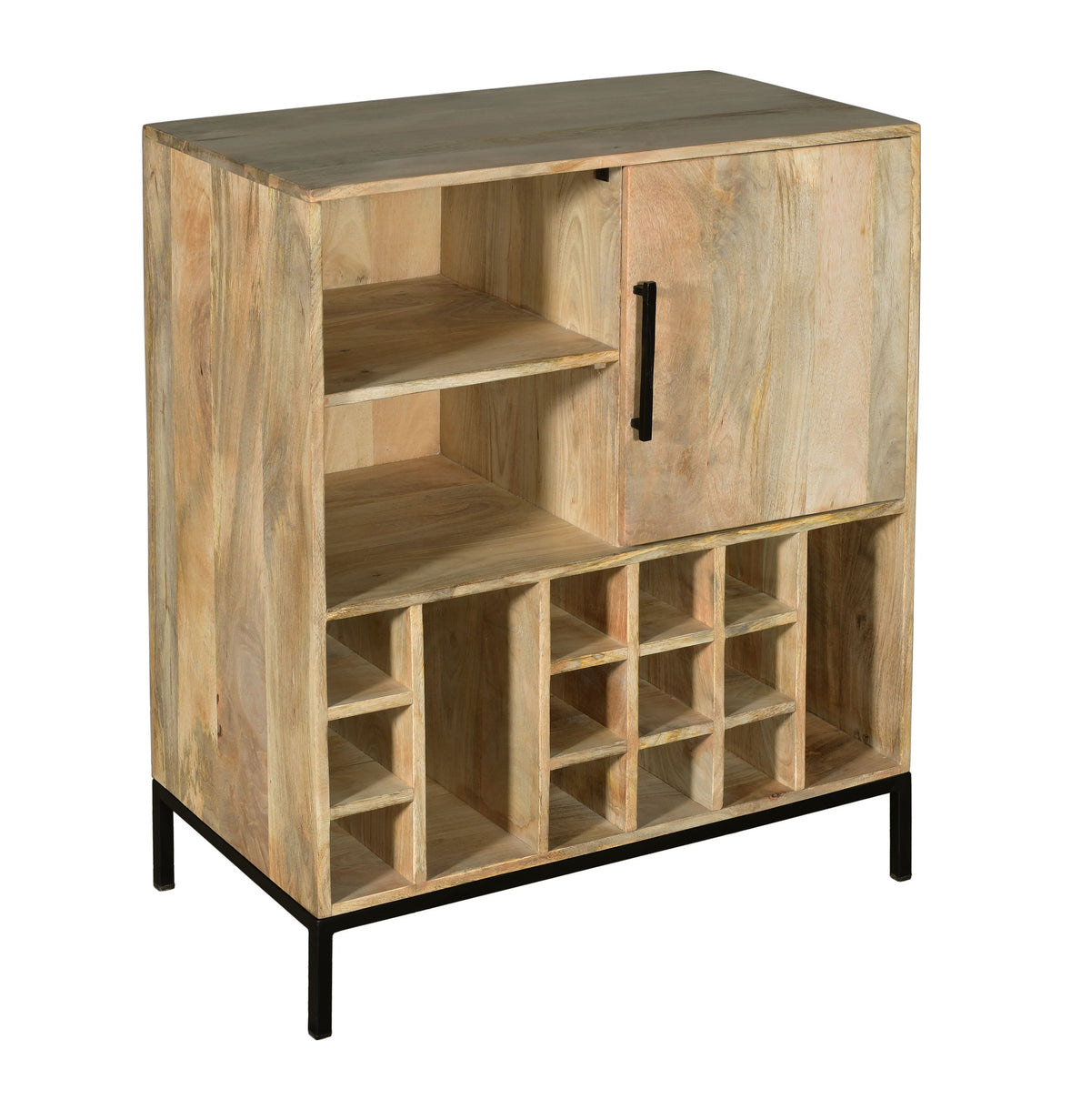 Terrance - One Door Wine Cabinet - Winston Natural - Premium Wine Cabinets from Coast2Coast Home - Just $2475! Shop now at brett interiors