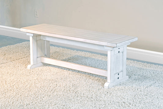 Bayside - Side Bench - White - Premium Dining Benches from Sunny Designs - Just $211! Shop now at brett interiors