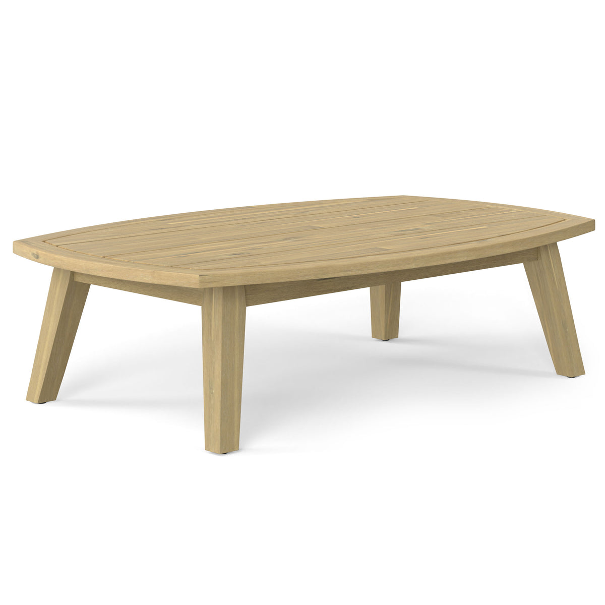 Parkside - Outdoor Coffee Table - Light Teak - Premium Coffee Tables from Simpli Home - Just $436! Shop now at brett interiors