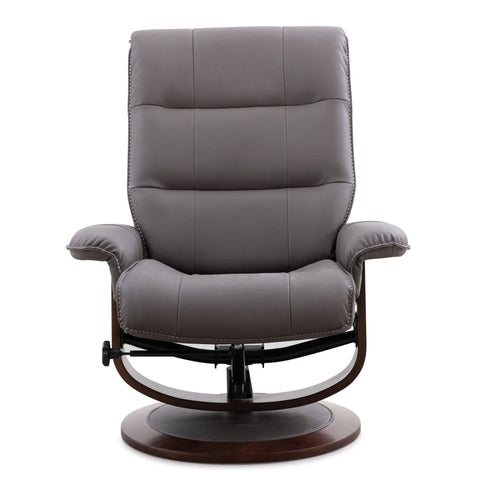 Knight - Manual Reclining Swivel Chair and Ottoman - Premium Reclining Chair & Ottoman from Parker Living - Just $822.50! Shop now at brett interiors