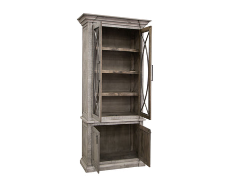 Marlin - Cabinet - Gray - Premium Accent Cabinets from International Furniture Direct - Just $1372.50! Shop now at brett interiors