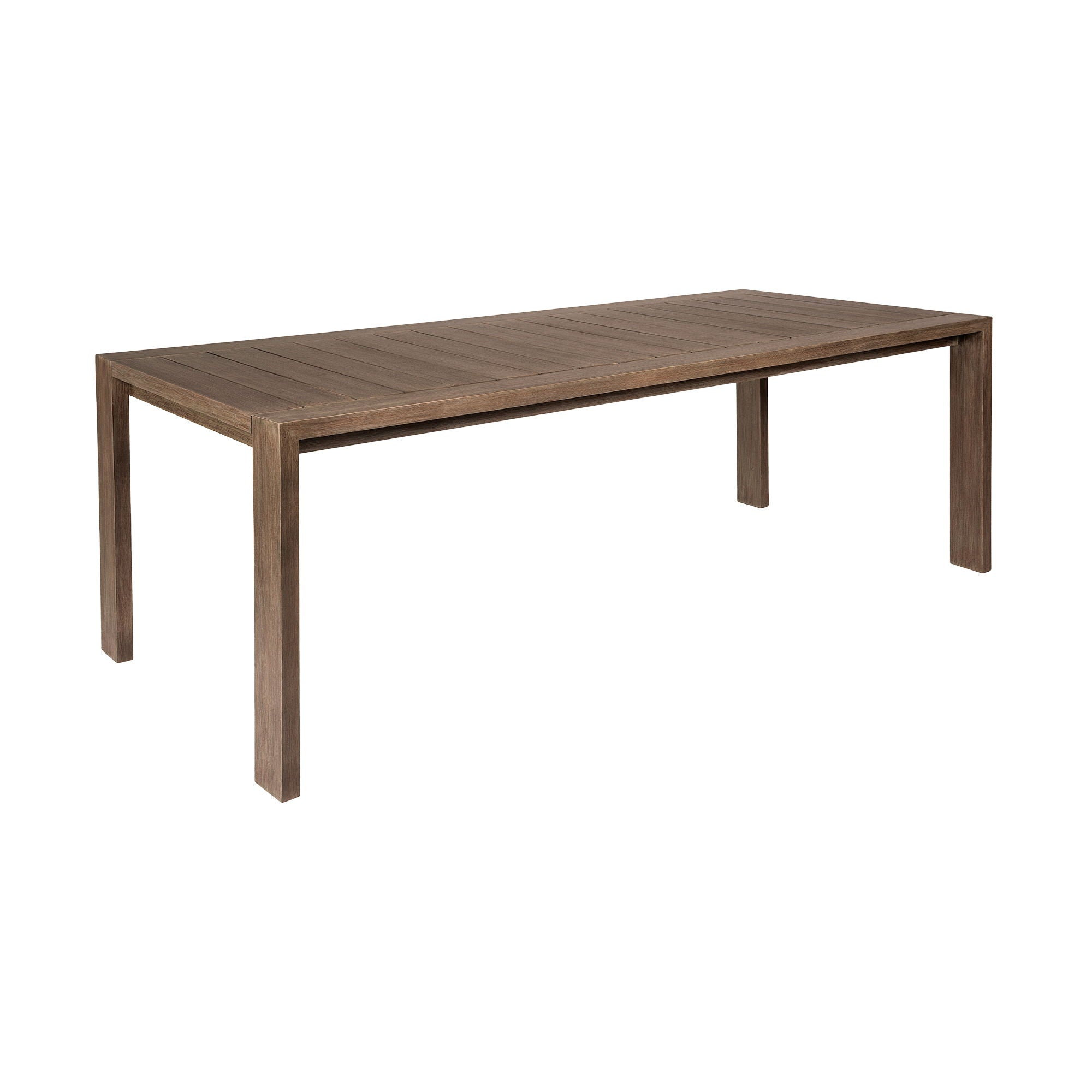 Relic - Outdoor Patio Dining Table - Weathered Eucalyptus - Premium Dining Tables from Armen Living - Just $1897.50! Shop now at brett interiors