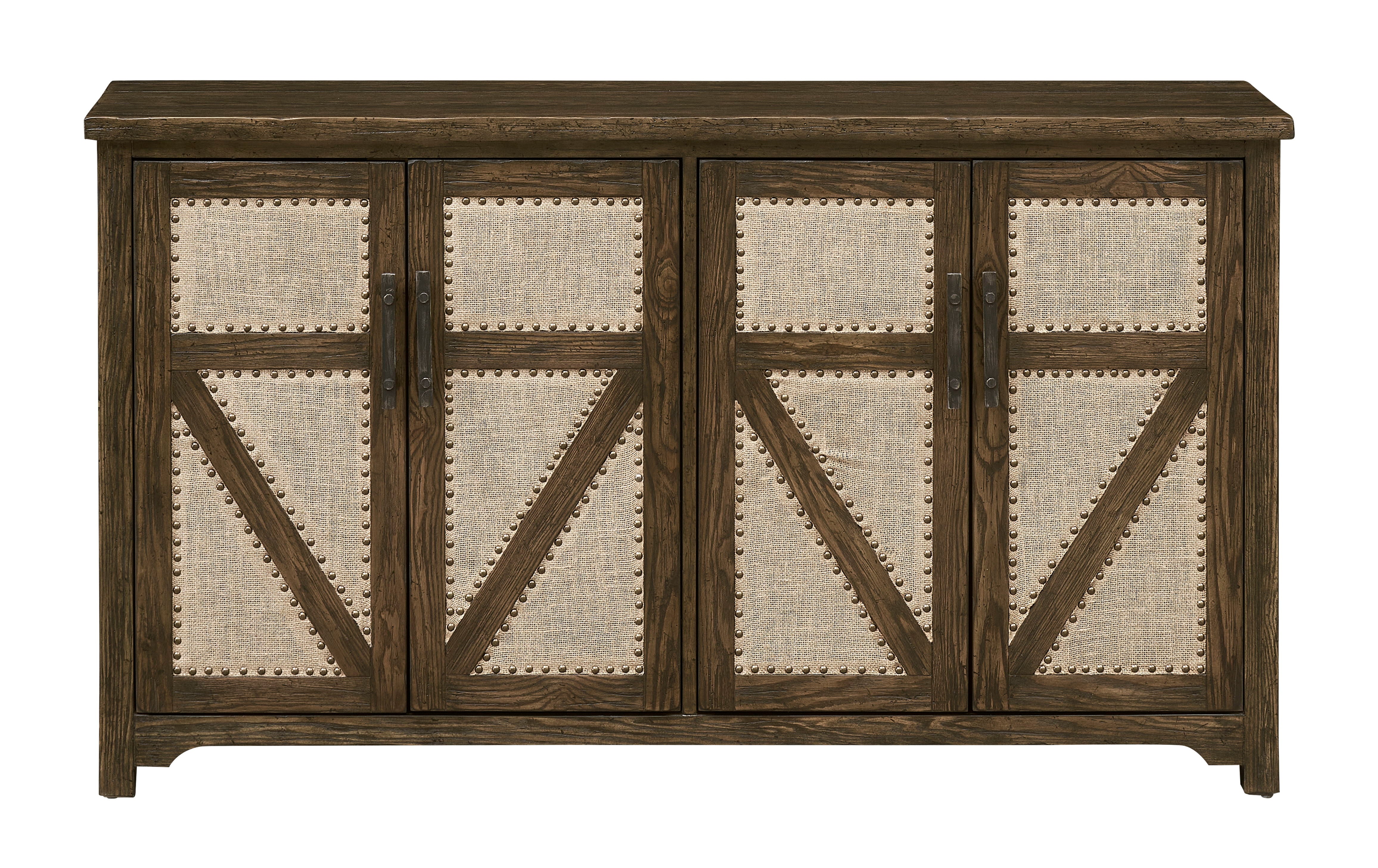 Rochport - Four Door Credenza - Brown / Taupe - Premium Credenzas from Coast2Coast Home - Just $3712.50! Shop now at brett interiors