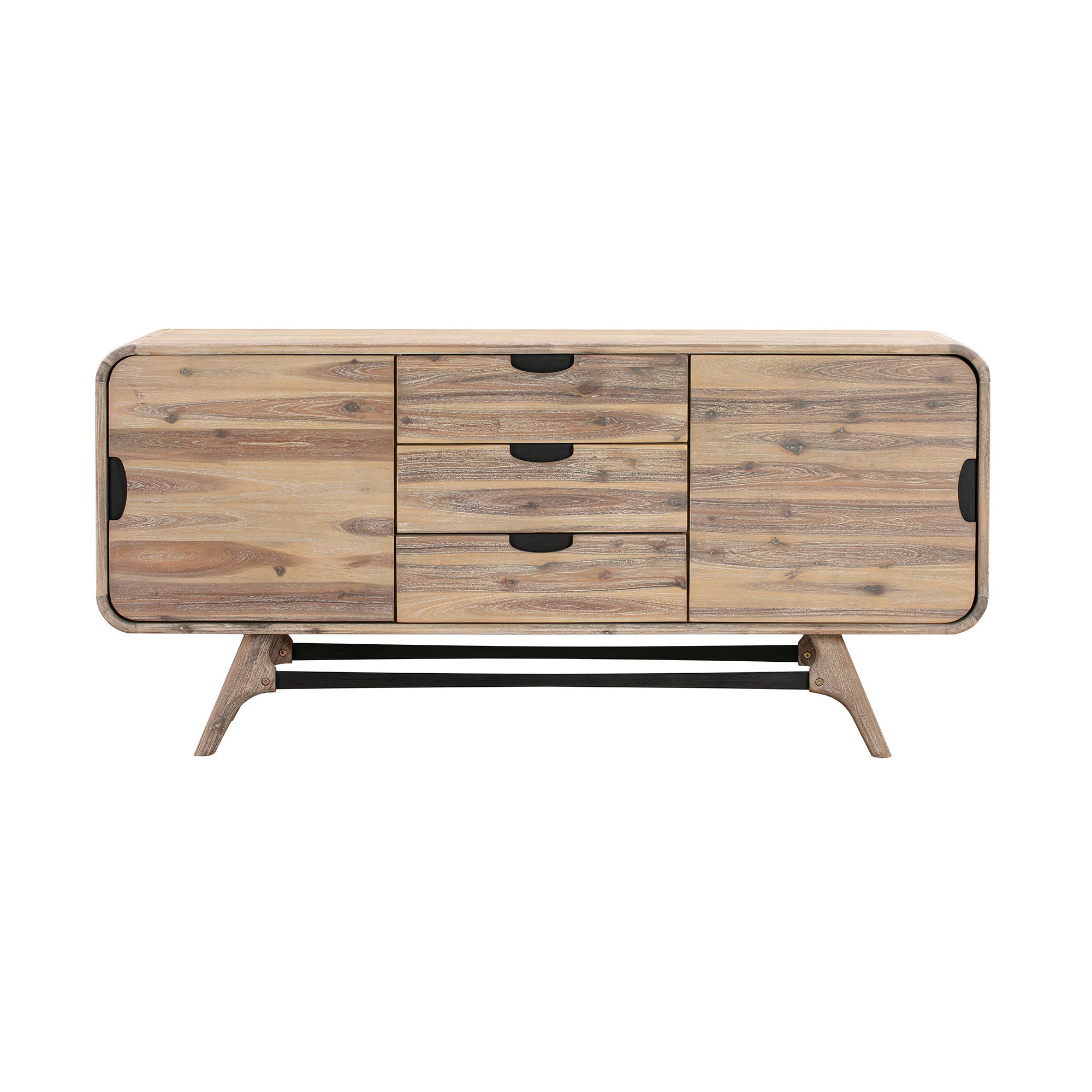 Kendra - 3 Drawer Sideboard Buffet - Premium Buffets from Armen Living - Just $1607.50! Shop now at brett interiors