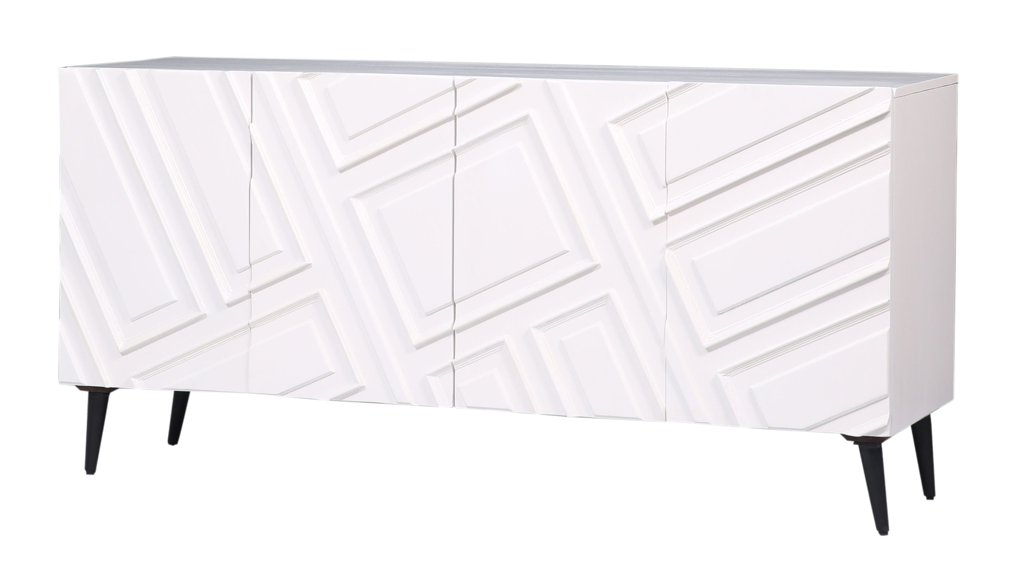 Ganawick - Four Door Credenza - White - Premium Credenzas from Coast2Coast Home - Just $4125! Shop now at brett interiors