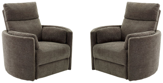 Radius - Power Swivel Glider Recliner (Set of 2) - Premium Chair Sets from Parker Living - Just $1745! Shop now at brett interiors