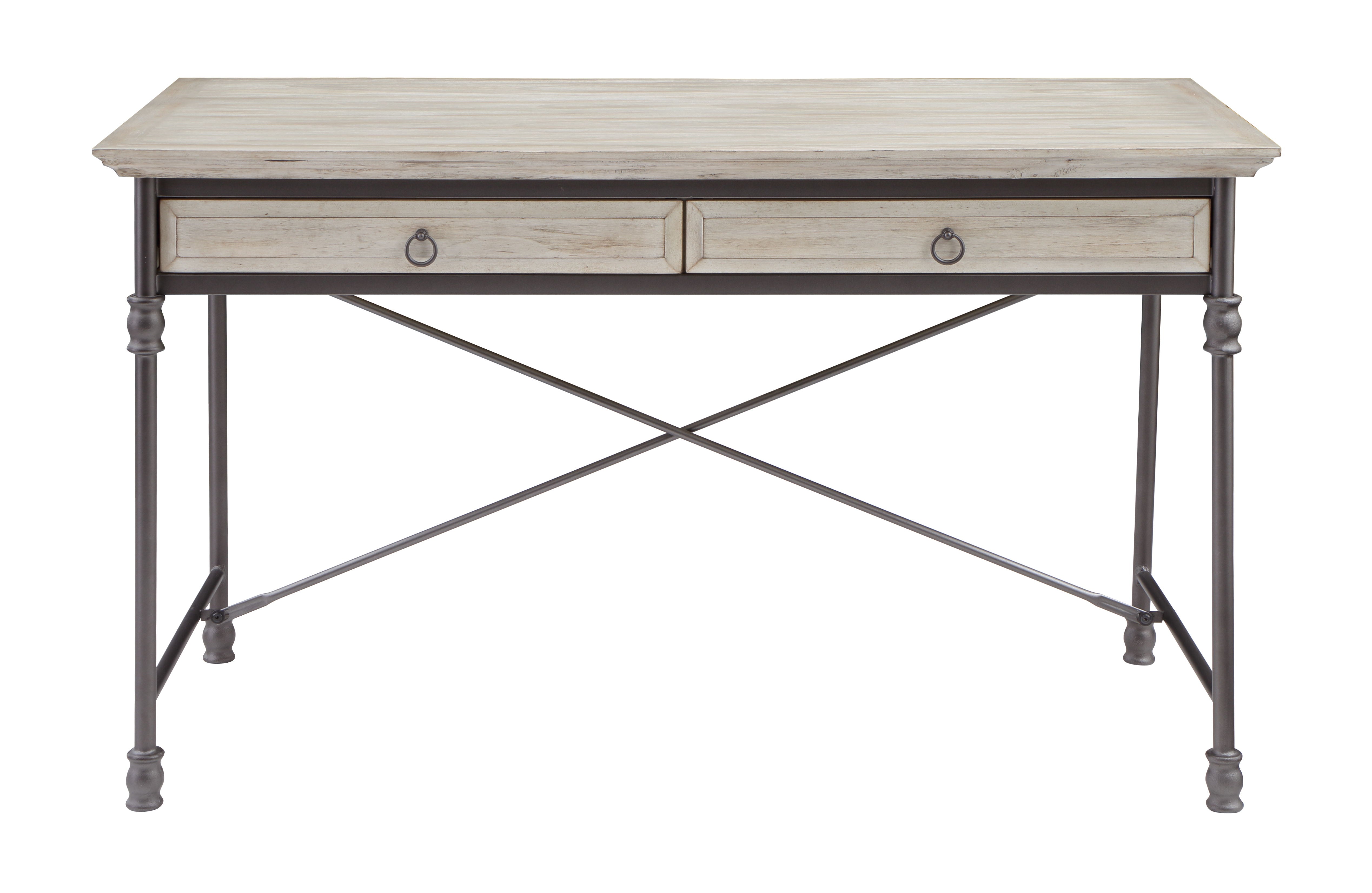 Corbin II - Two Drawer Desk - Sandstone - Premium Writing Desks from Coast2Coast Home - Just $2475! Shop now at brett interiors