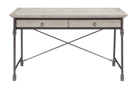 Corbin II - Two Drawer Desk - Sandstone - Premium Writing Desks from Coast2Coast Home - Just $2475! Shop now at brett interiors