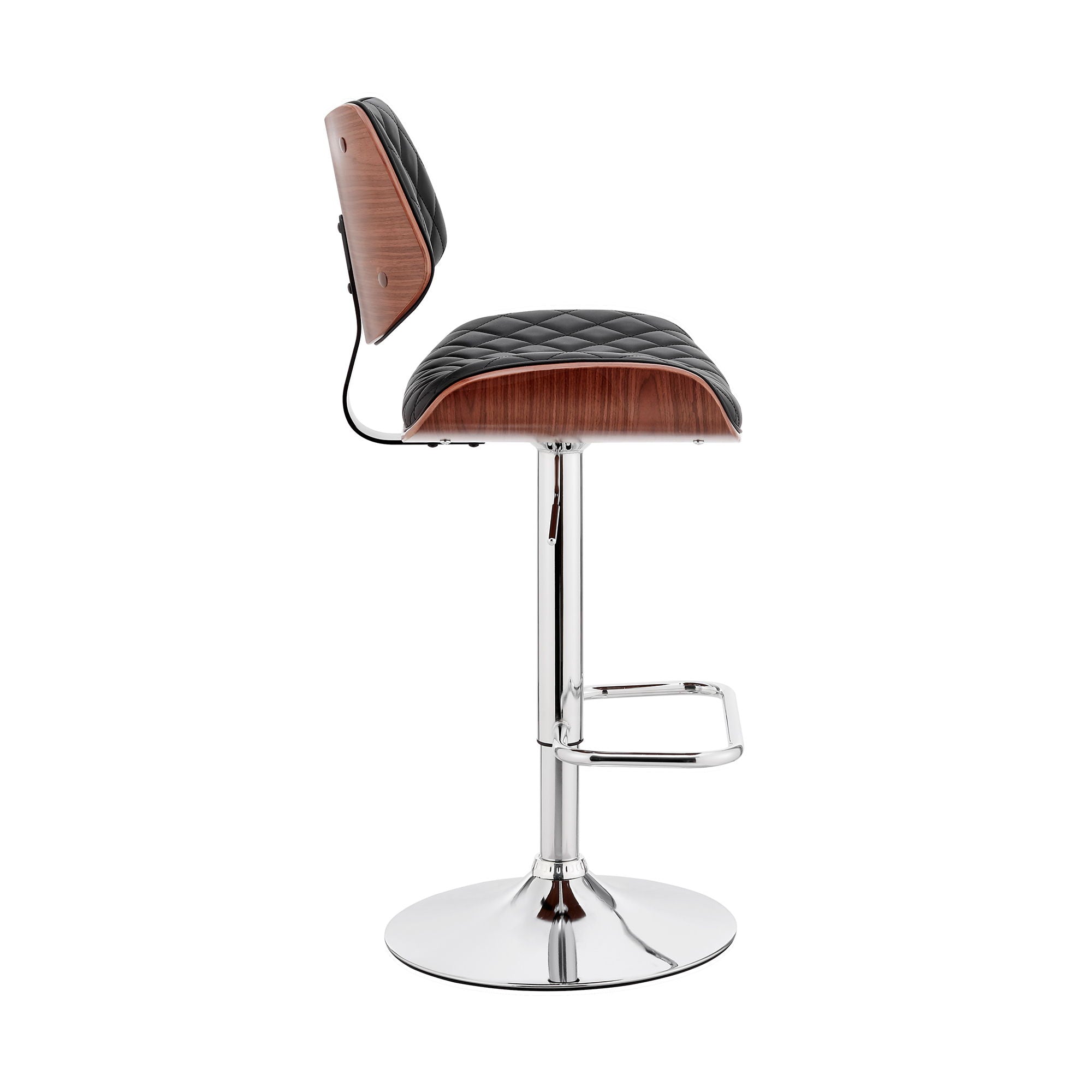 Leland - Adjustable Bar Stool - Premium Adjustable Height from Armen Living - Just $250! Shop now at brett interiors