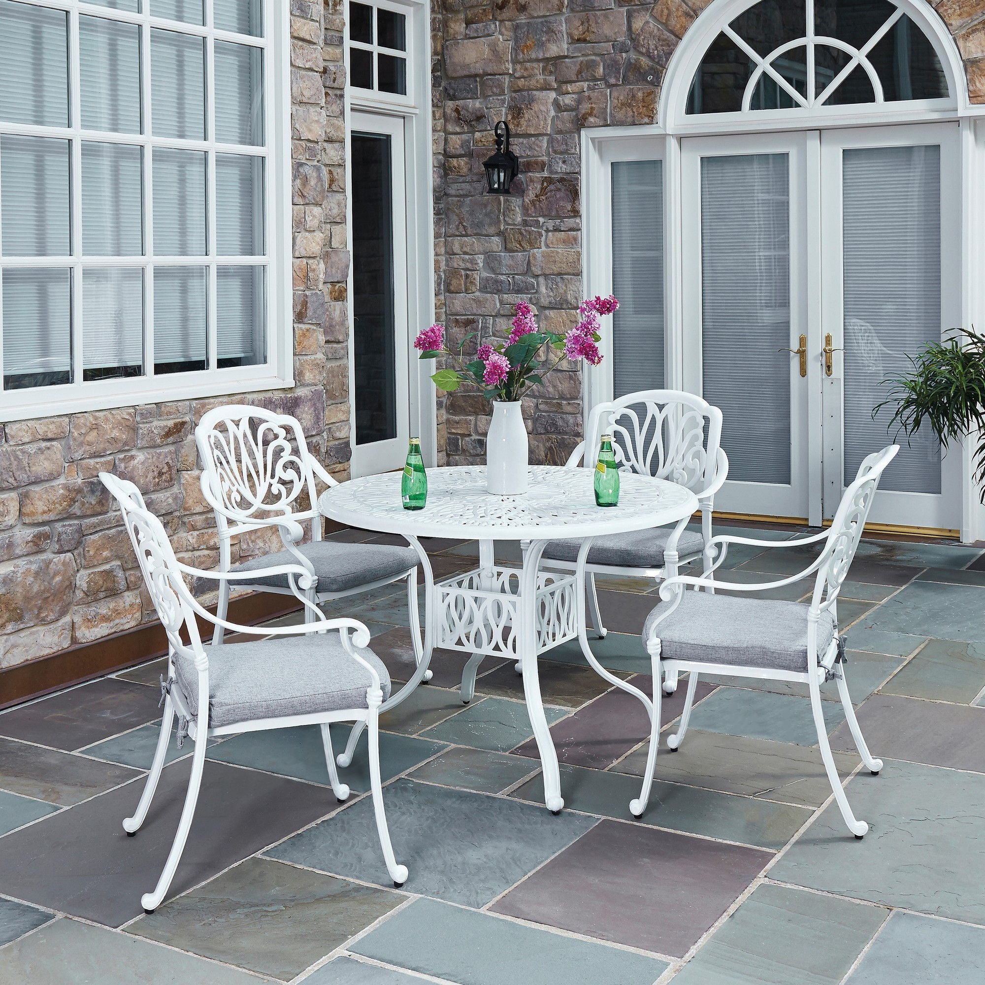 Capri - Outdoor Dining Set - Premium 5 Piece Outdoor Sets from Homestyles - Just $3619.98! Shop now at brett interiors