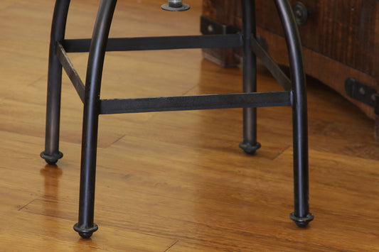 Pueblo - Swivel Stool - Deep Brown - Premium Counter Height (24"-27") from International Furniture Direct - Just $272.50! Shop now at brett interiors