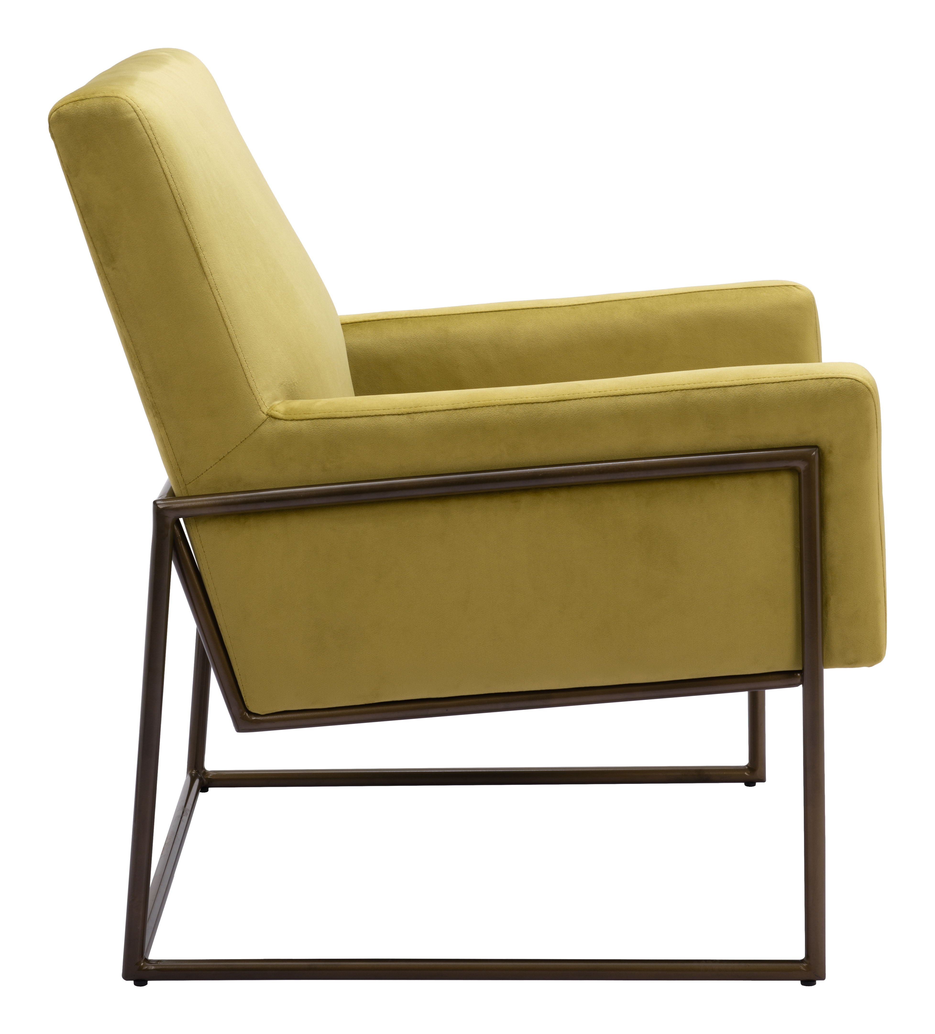 New York - Accent Chair - Olive Green - Premium Accent Chairs from Zuo Modern - Just $1525! Shop now at brett interiors