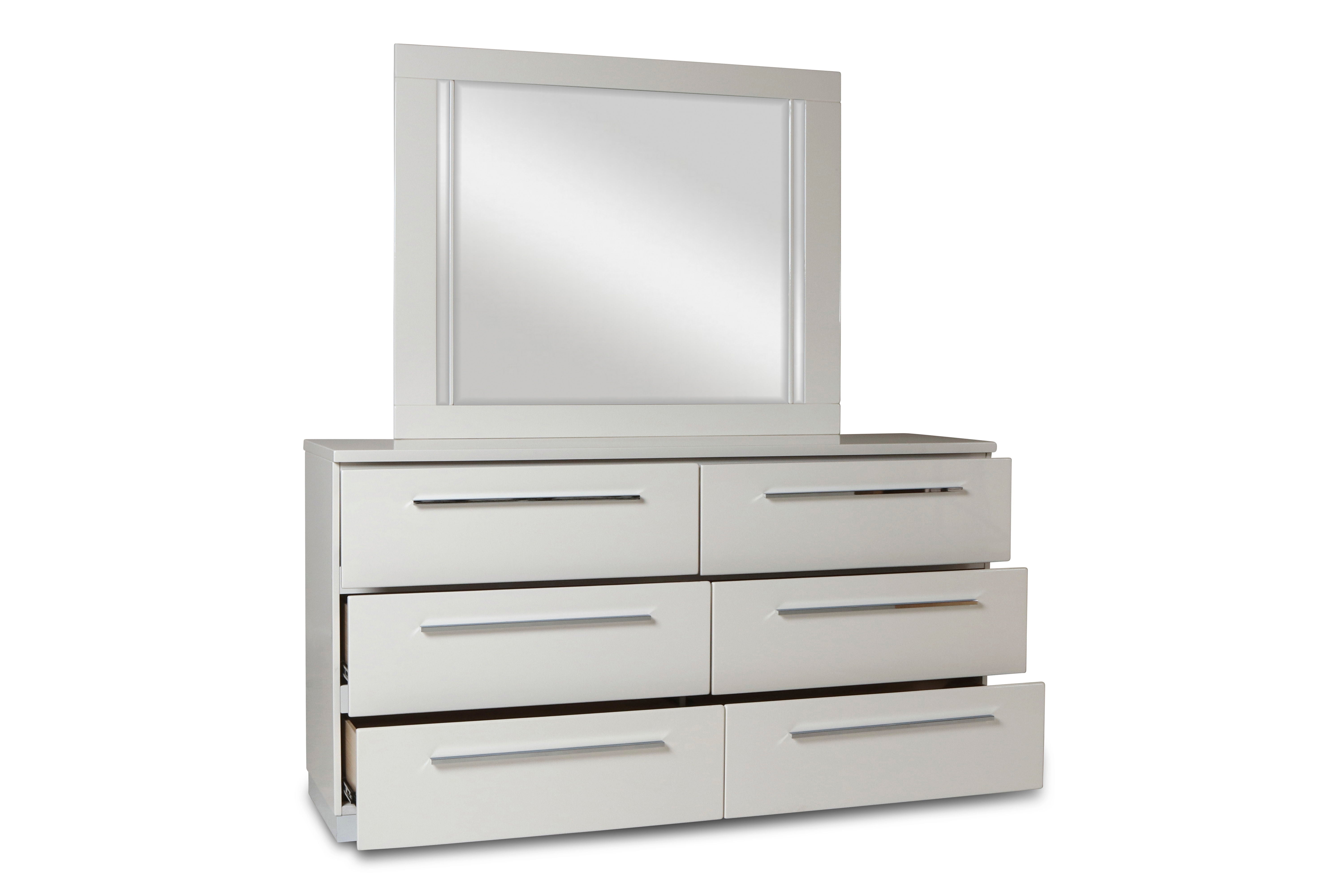 Sapphire - Mirror - White - Premium Bedroom Mirrors from New Classic - Just $162.50! Shop now at brett interiors