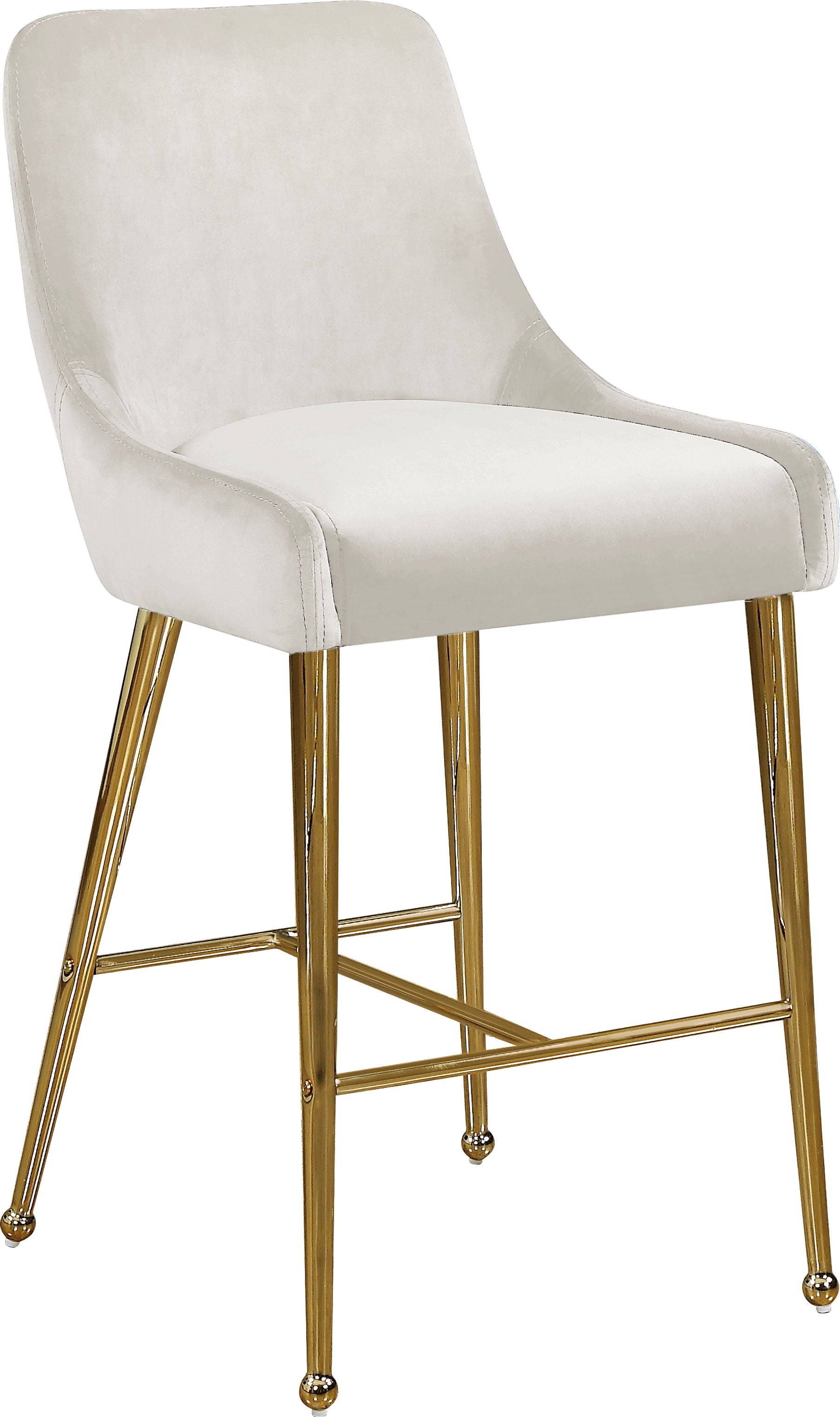 Owen - Stool (Set of 2) - Cream - Premium Stool Sets from Meridian Furniture - Just $775! Shop now at brett interiors