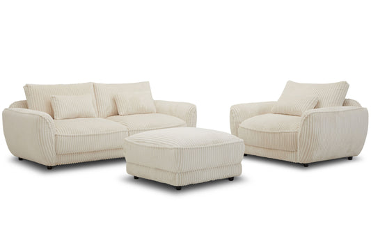 Utopia - 2 Cushion Seat with Lumbar Pillow - Mega Ivory - Premium Stationary Sofas from Parker Living - Just $1572.50! Shop now at brett interiors