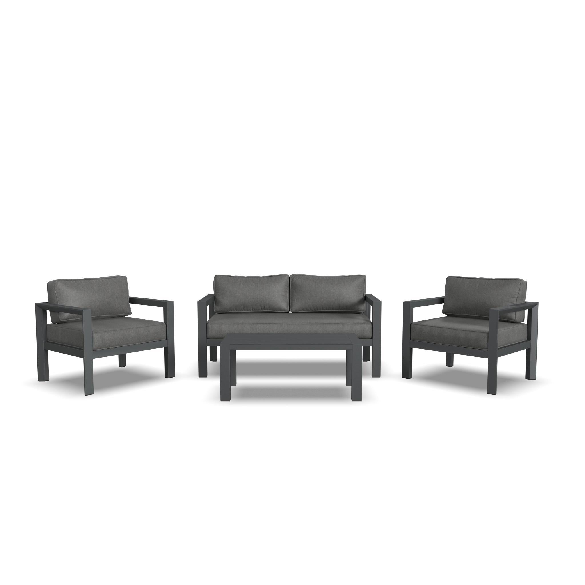 Grayton - Outdoor Aluminum Set - Premium 4 Piece Outdoor Sets from Homestyles - Just $4249.98! Shop now at brett interiors