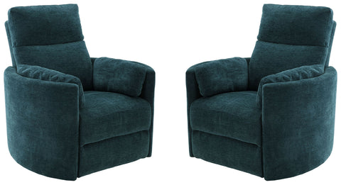 Radius - Power Swivel Glider Recliner (Set of 2) - Premium Chair Sets from Parker Living - Just $1745! Shop now at brett interiors