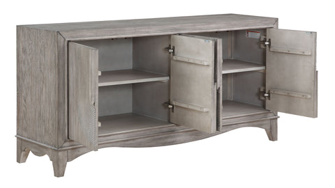 Carbondale - Four Door Credenza - Gray - Premium Credenzas from Coast2Coast Home - Just $4125! Shop now at brett interiors