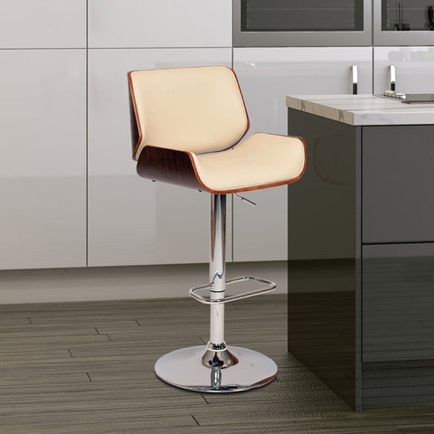 London - Adjustable Height Swivel Bar Stool - Premium Adjustable Height from Armen Living - Just $235! Shop now at brett interiors