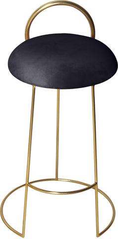 Ring - Counter Stool with Gold Legs - Premium Counter Height (24"-27") from Meridian Furniture - Just $362.50! Shop now at brett interiors