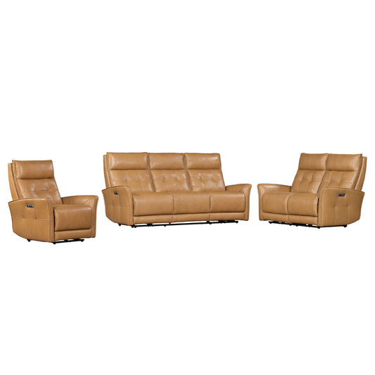 Gershwin - Power Reclining Sofa Loveseat And Recliner - Lucca Butterscotch - Premium 3 Piece Living Room Sets from Parker Living - Just $6817.50! Shop now at brett interiors