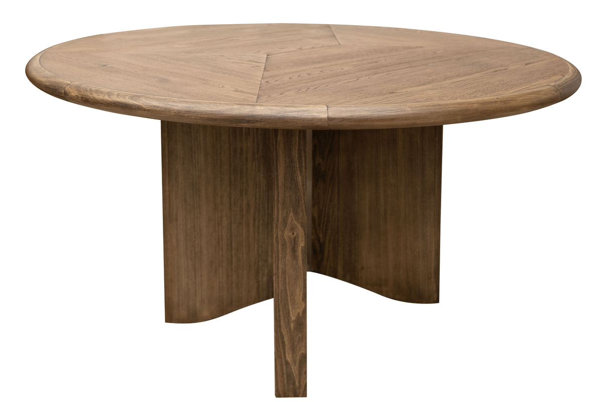 Novus Lodge - Round Table - Walnut Brown - Premium Dining Tables from International Furniture Direct - Just $1225! Shop now at brett interiors