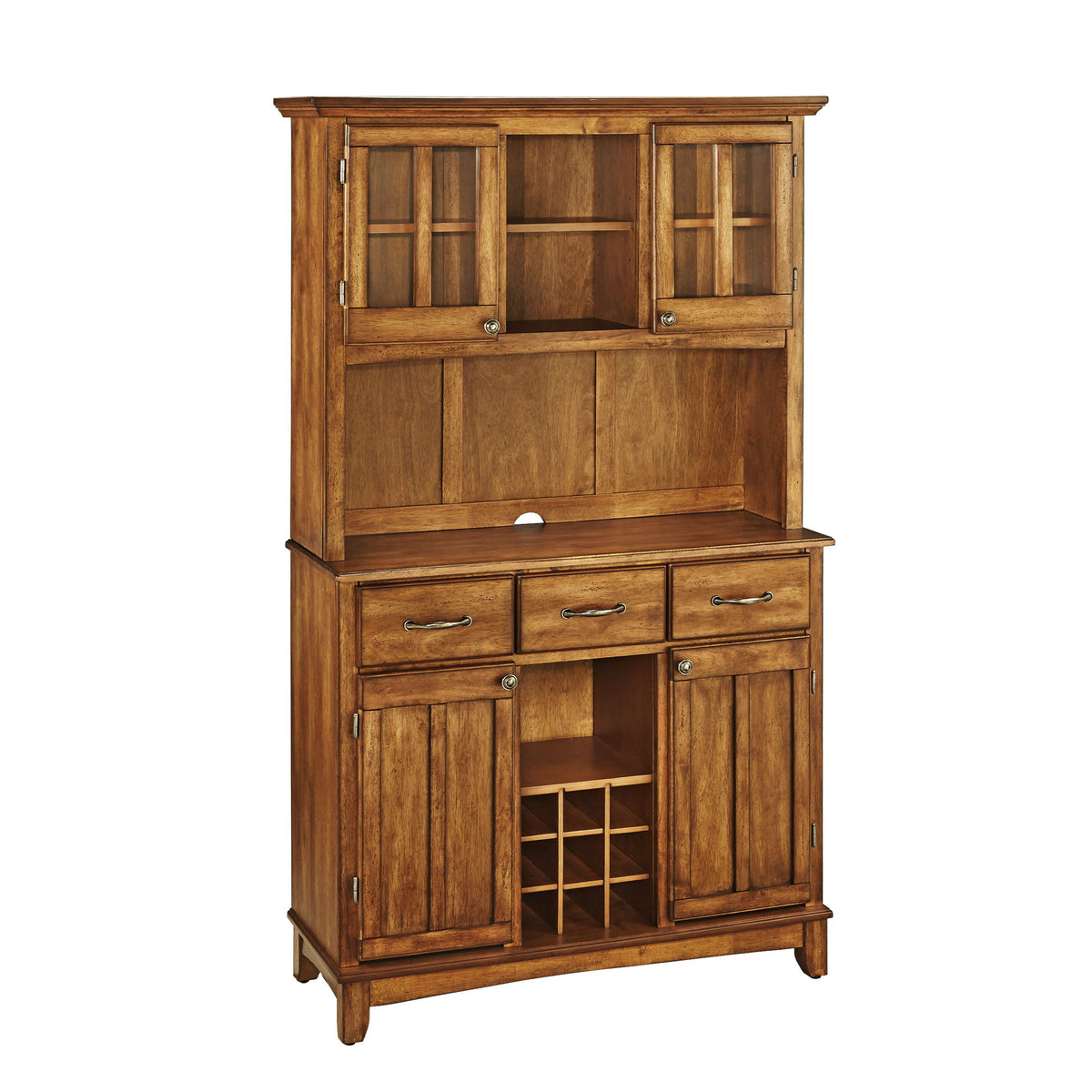 Hampton - Buffet With Hutch - Oak Wood Top - Premium Hutches & Buffets from Homestyles - Just $2249.98! Shop now at brett interiors