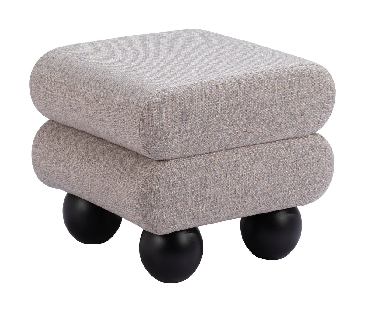 Davao - Ottoman - Gray - Premium Upholstered Ottomans from Zuo Modern - Just $1250! Shop now at brett interiors