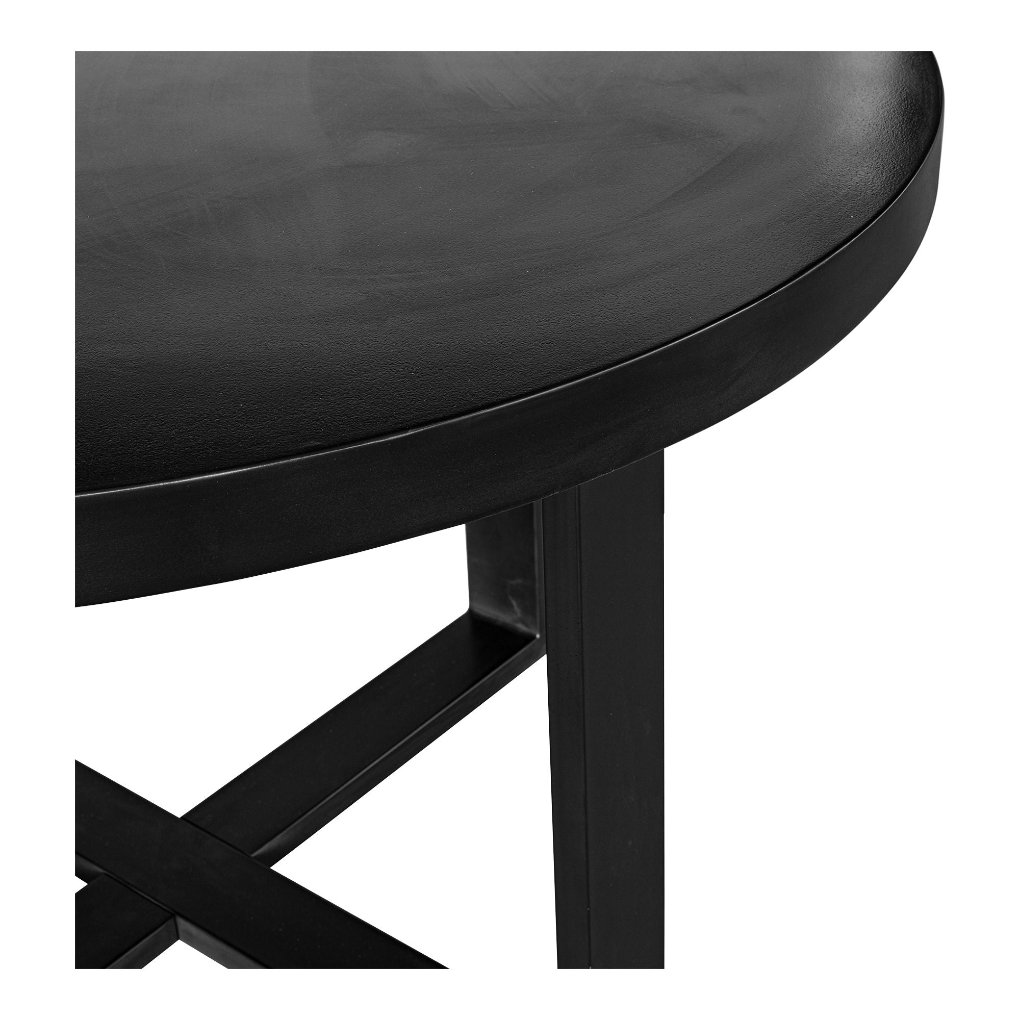 Jedrik - Round Outdoor Dining Table - Black - Premium Dining Tables from Moe's Home Collection - Just $3122.50! Shop now at brett interiors