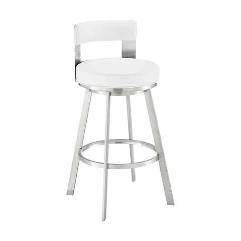 Flynn - Swivel Bar Stool -  Brushed Steel Armen Living